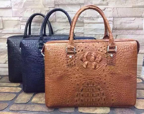 Luksusowa torebka z krokodylem